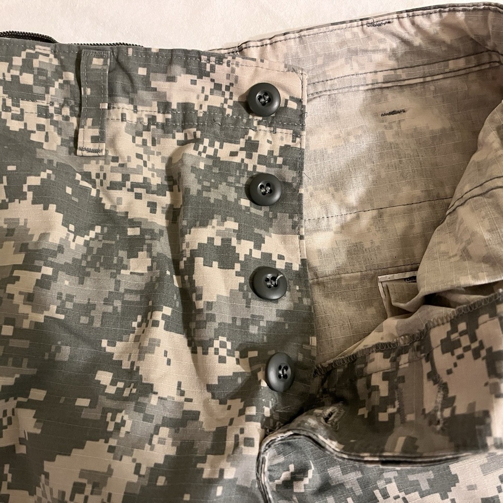 US Military Pants Small Regular Digital Pixel Camo ACU Army Combat Uniform Cargo - Picture 8 of 11